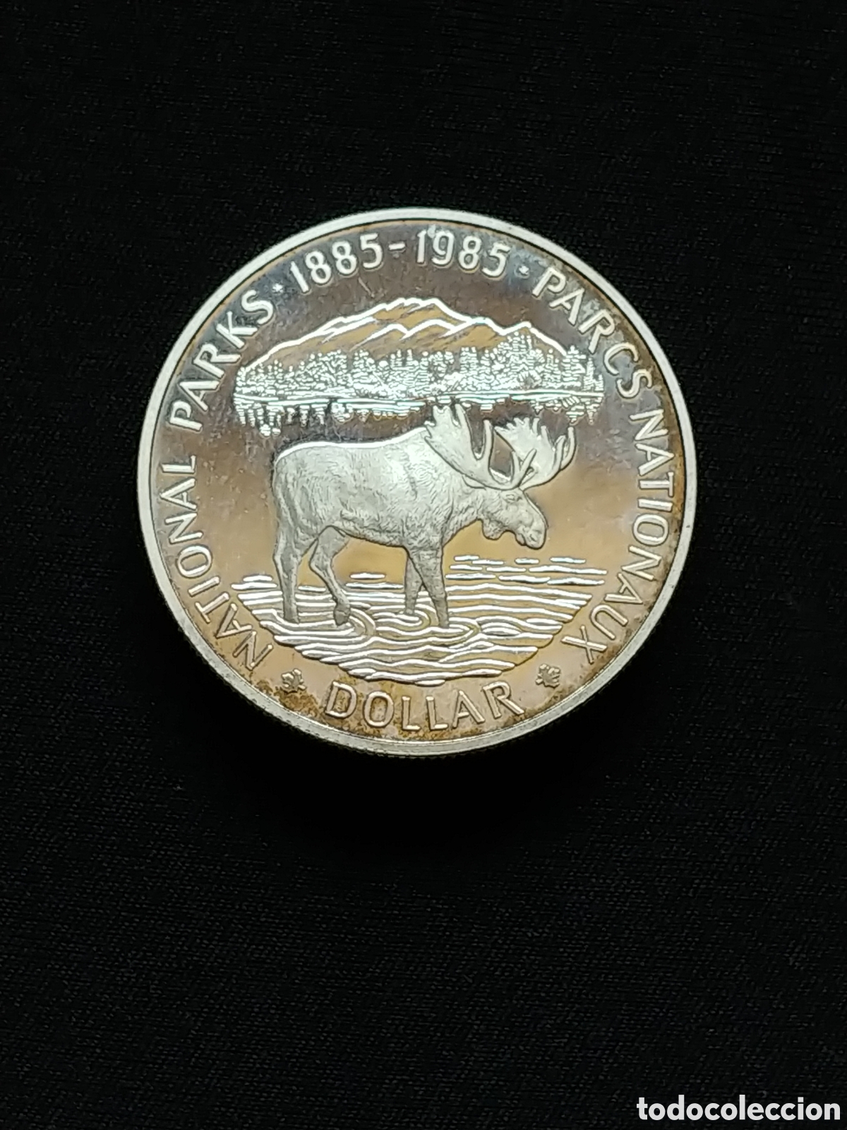Monedas antiguas de Am&eacute;rica: Canad&aacute;, 1 Dollar 1985, plata .500 mls., Proof, S/C
