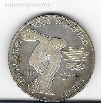 Moedas antigas da Am&eacute;rica: LOS ANGELES XXIII OLIMPIAD 1983