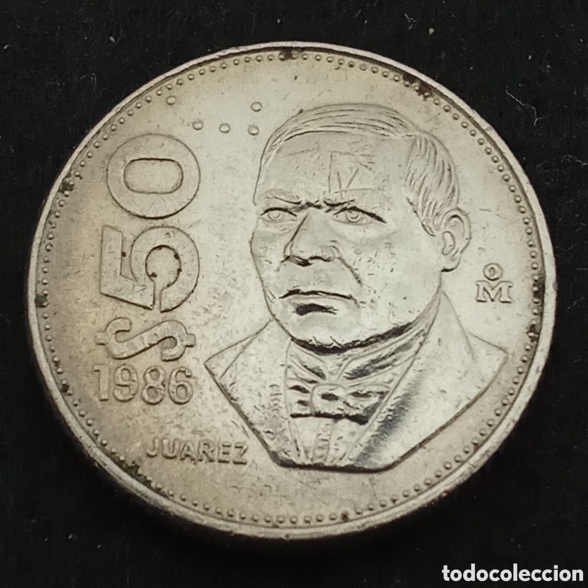 Monedas antiguas de Am&eacute;rica: Mexico 50 pesos a&ntilde;o 1986