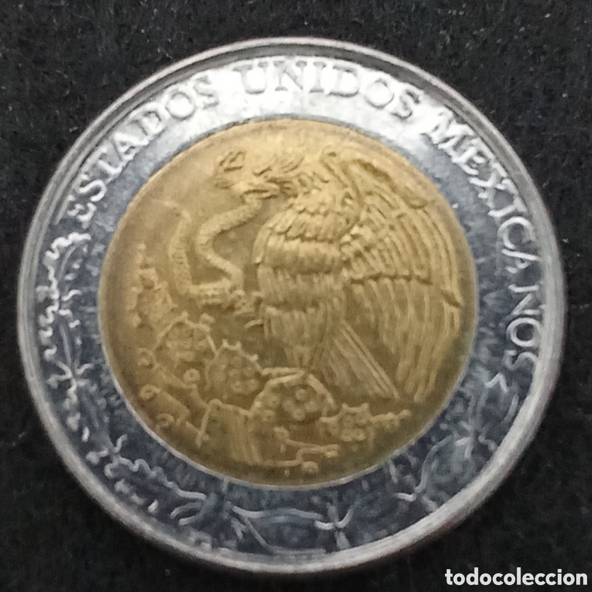 Monedas antiguas de Am&eacute;rica: Mexico 1 peso a&ntilde;o 1992