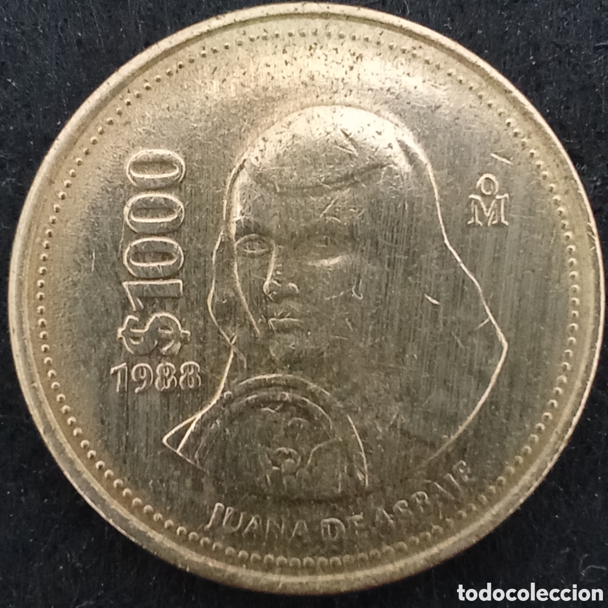 Monedas antiguas de Am&eacute;rica: Mexico 1000 pesos a&ntilde;o 1988