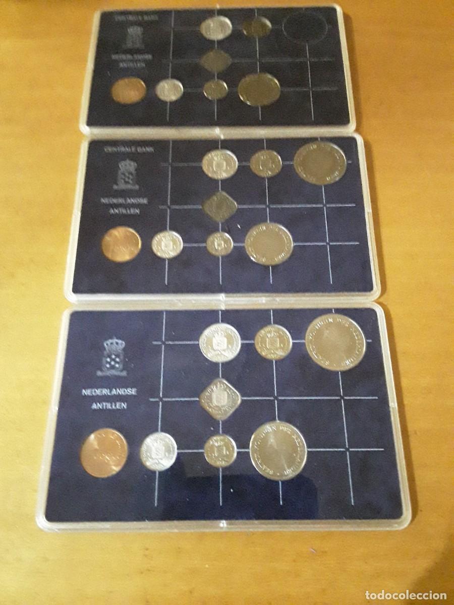 Monedas antiguas de Am&eacute;rica: ANTILLAS HOLANDESAS- LOTE ESTUCHES OFIALES A&Ntilde;O 1983+1984+1985 SIN CIRCULAR.