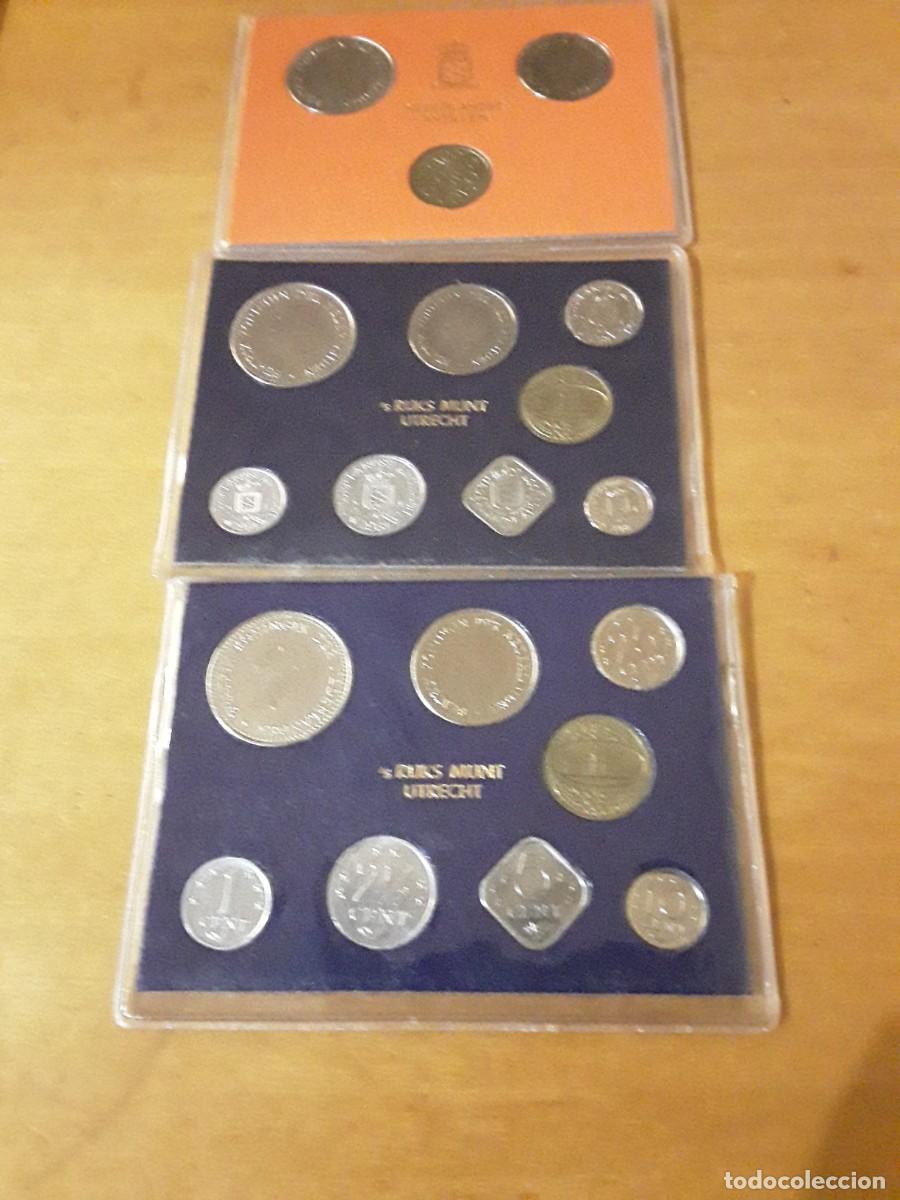 Monedas antiguas de Am&eacute;rica: ANTILLAS HOLANDESAS- LOTE ESTUCHES OFIALES A&Ntilde;O 1980+1981+1982 SIN CIRCULAR.