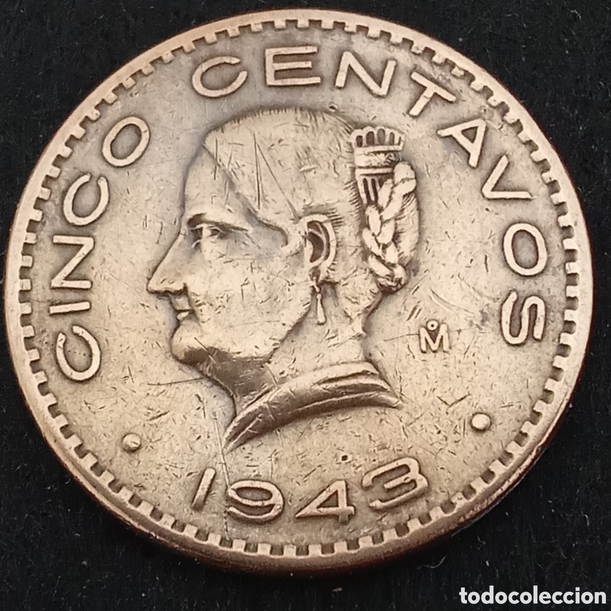 Monedas antiguas de Am&eacute;rica: Mexico 5 centavos a&ntilde;o 1943 - Foto 1