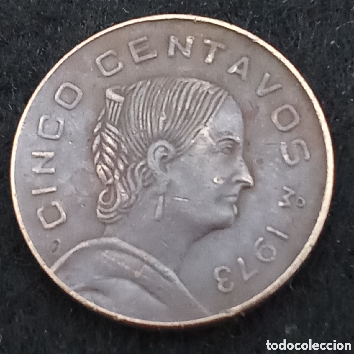 Monedas antiguas de Am&eacute;rica: Mexico 5 centavos a&ntilde;o 1973
