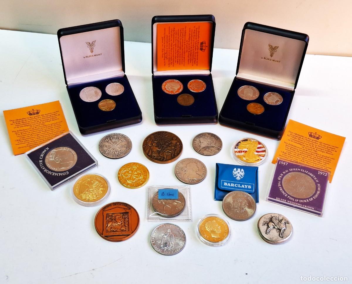 Alte M&uuml;nzen aus Amerika: LOTE DE MONEDAS VARIAS SIN DETERMINAR (VER IMAGENES)