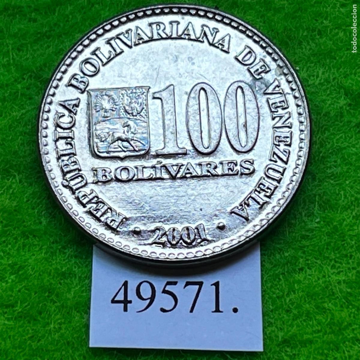 Monedas antiguas de Am&eacute;rica: Venezuela 100 bolivares 2001