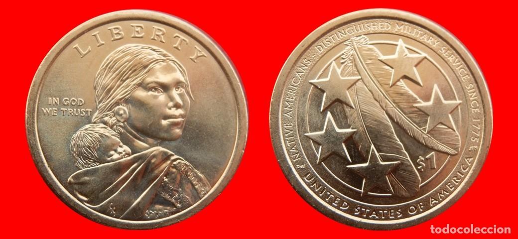 Monedas antiguas de Am&eacute;rica: 1 DOLAR 2021-D SERVICIO MILITAR SIN CIRCULAR USA-4484SC