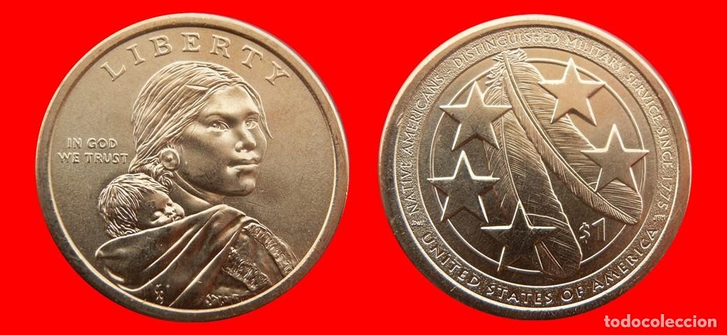 Monedas antiguas de Am&eacute;rica: 1 DOLAR 2021-P SERVICIO MILITAR SIN CIRCULAR USA-4483SC