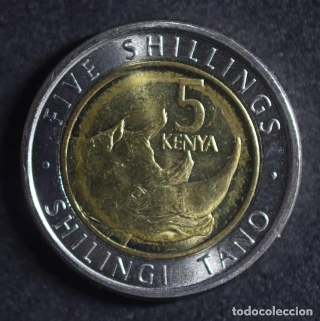 Monedas antiguas de Am&eacute;rica: 2018 - 5 CHELINES - Kenia