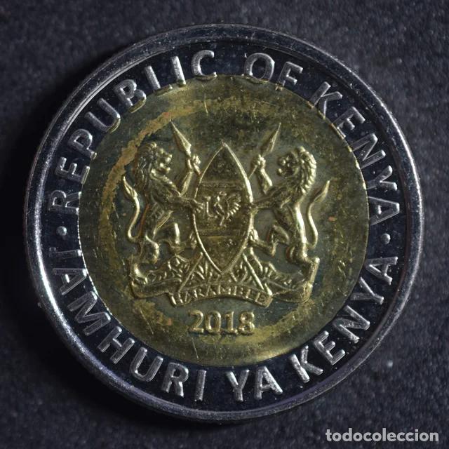 Monedas antiguas de Am&eacute;rica: 2018 - 5 CHELINES - Kenia - Foto 2