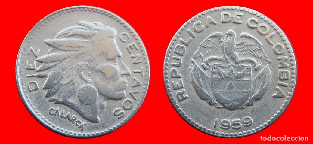 Monedas antiguas de Am&eacute;rica: 10 CENTAVOS 1959 COLOMBIA CARIBE-156549