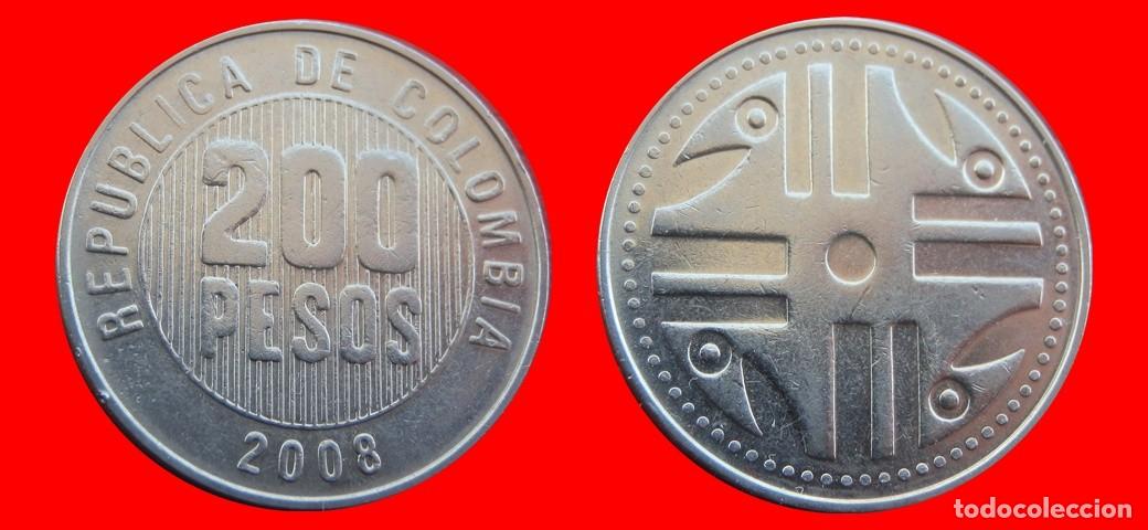 Monedas antiguas de Am&eacute;rica: 200 PESOS 2008 COLOMBIA CARIBE-156556