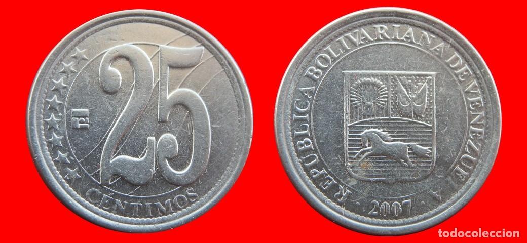 Monedas antiguas de Am&eacute;rica: 25 CENTIMOS 2007 VENEZUELA-156562