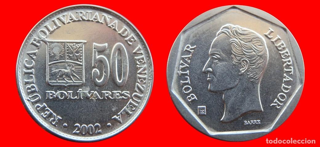 Monedas antiguas de Am&eacute;rica: 50 BOLIVARES 2002 VENEZUELA-156563