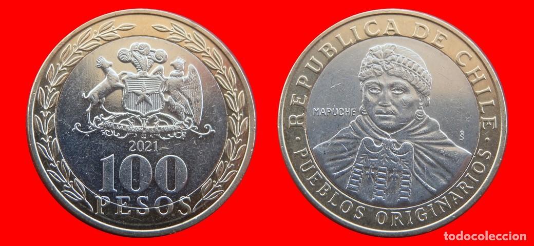 Monedas antiguas de Am&eacute;rica: 100 PESOS 2021 CHILE-156569