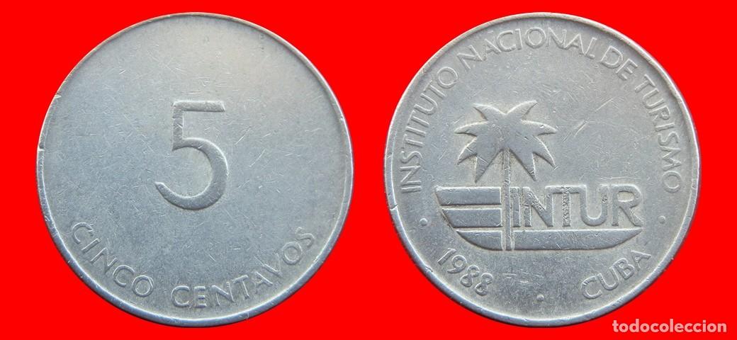Monedas antiguas de Am&eacute;rica: 5 CENTAVOS 1988 CUBA-156570