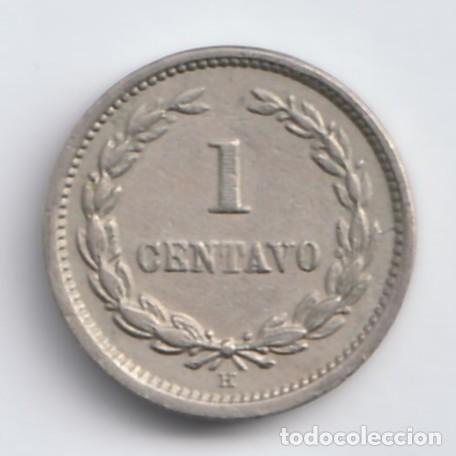 Monedas antiguas de Am&eacute;rica: El Salvador 1 Centavo 1889 KM# 106