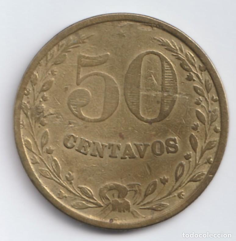 Monedas antiguas de Am&eacute;rica: Colombia 50 centavos 1928 KM# L14a