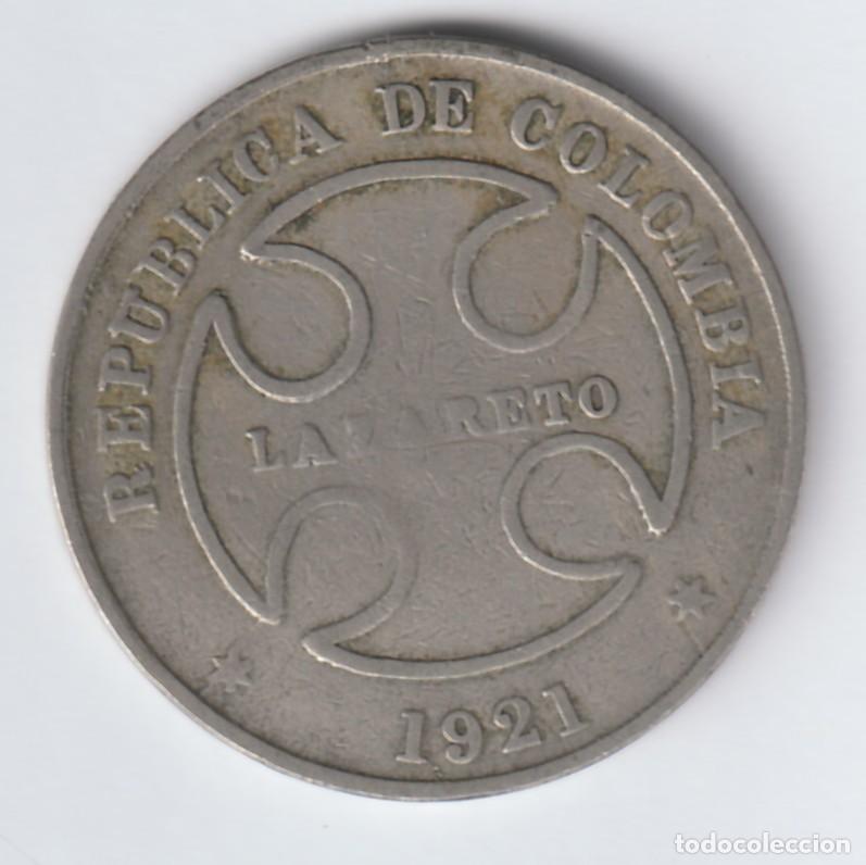 Monedas antiguas de Am&eacute;rica: Colombia 50 centavos 1921 KM# L13a