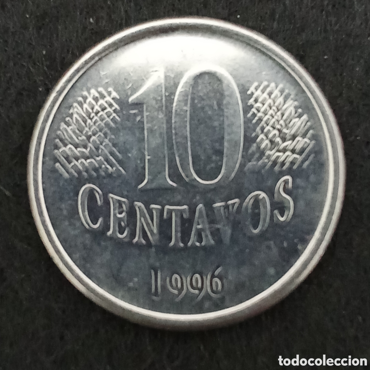Monedas antiguas de Am&eacute;rica: Brasil 10 centavos a&ntilde;o 1996 - Foto 2