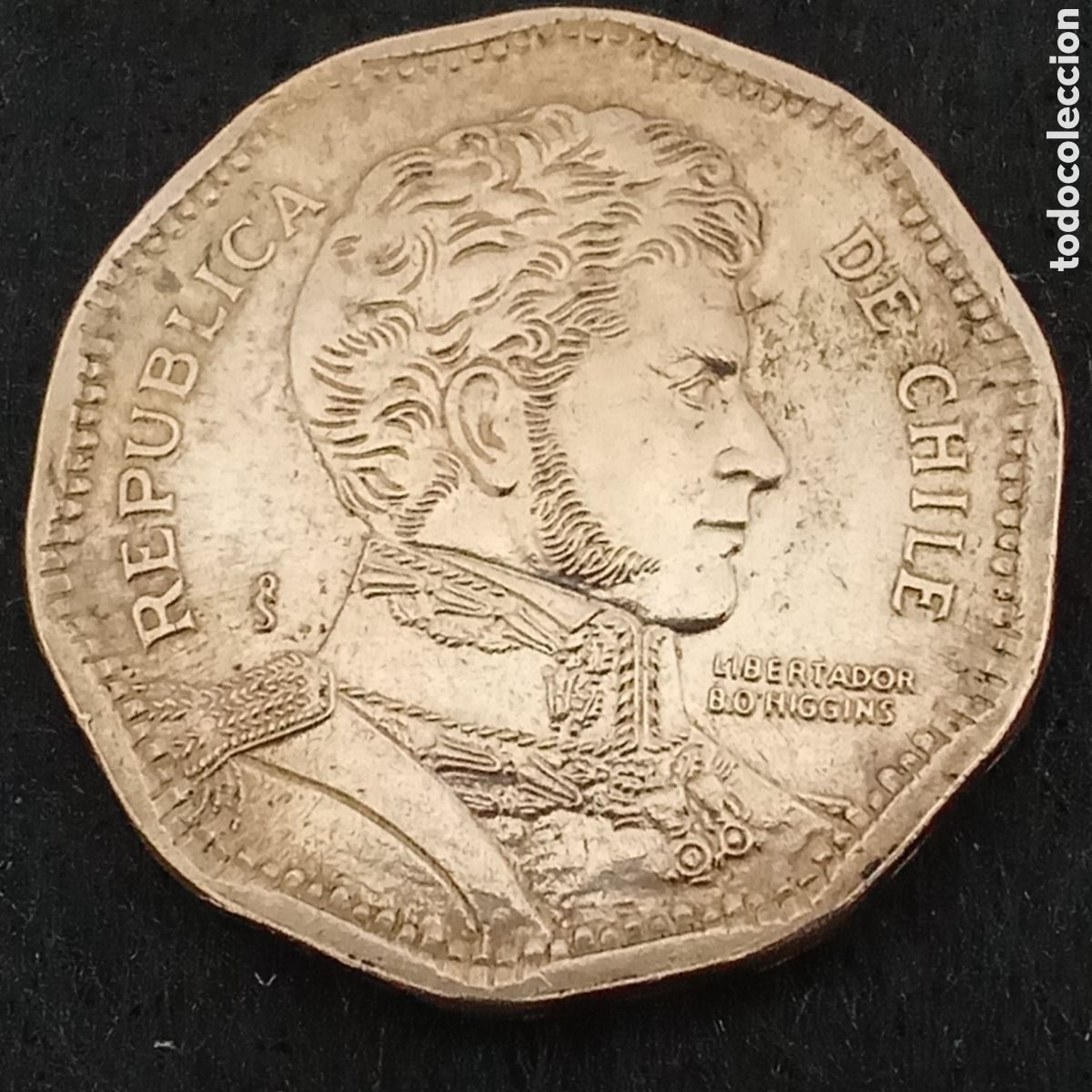 Monedas antiguas de Am&eacute;rica: Chile 50 pesos a&ntilde;o 1993