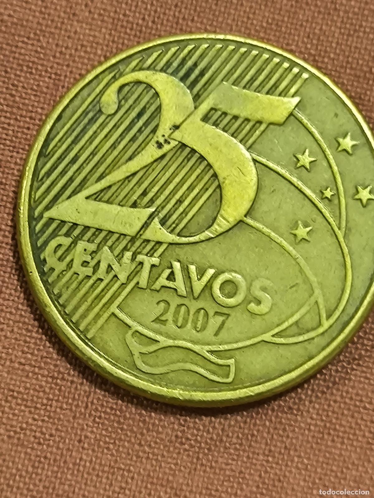 Old Coins of America: Moneda de Brasil Centavos 2007 Anverso y Reverso Coleccionismo Numism&aacute;tica
