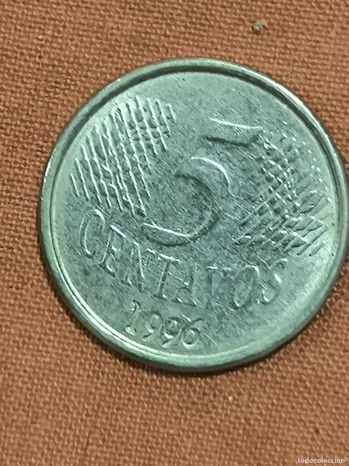 Old Coins of America: Moneda de Brasil Centavos 1996 Anverso y Reverso Coleccionismo Numism&aacute;tica