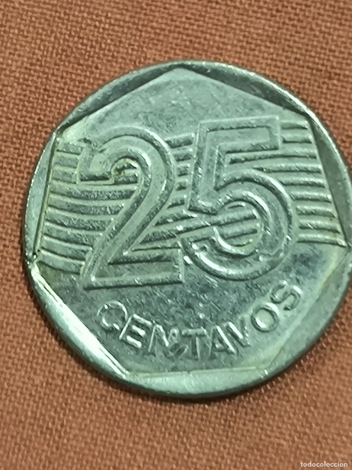 Old Coins of America: Moneda de Brasil 25 Centavos 1994 Anverso y Reverso Coleccionismo Numism&aacute;tica