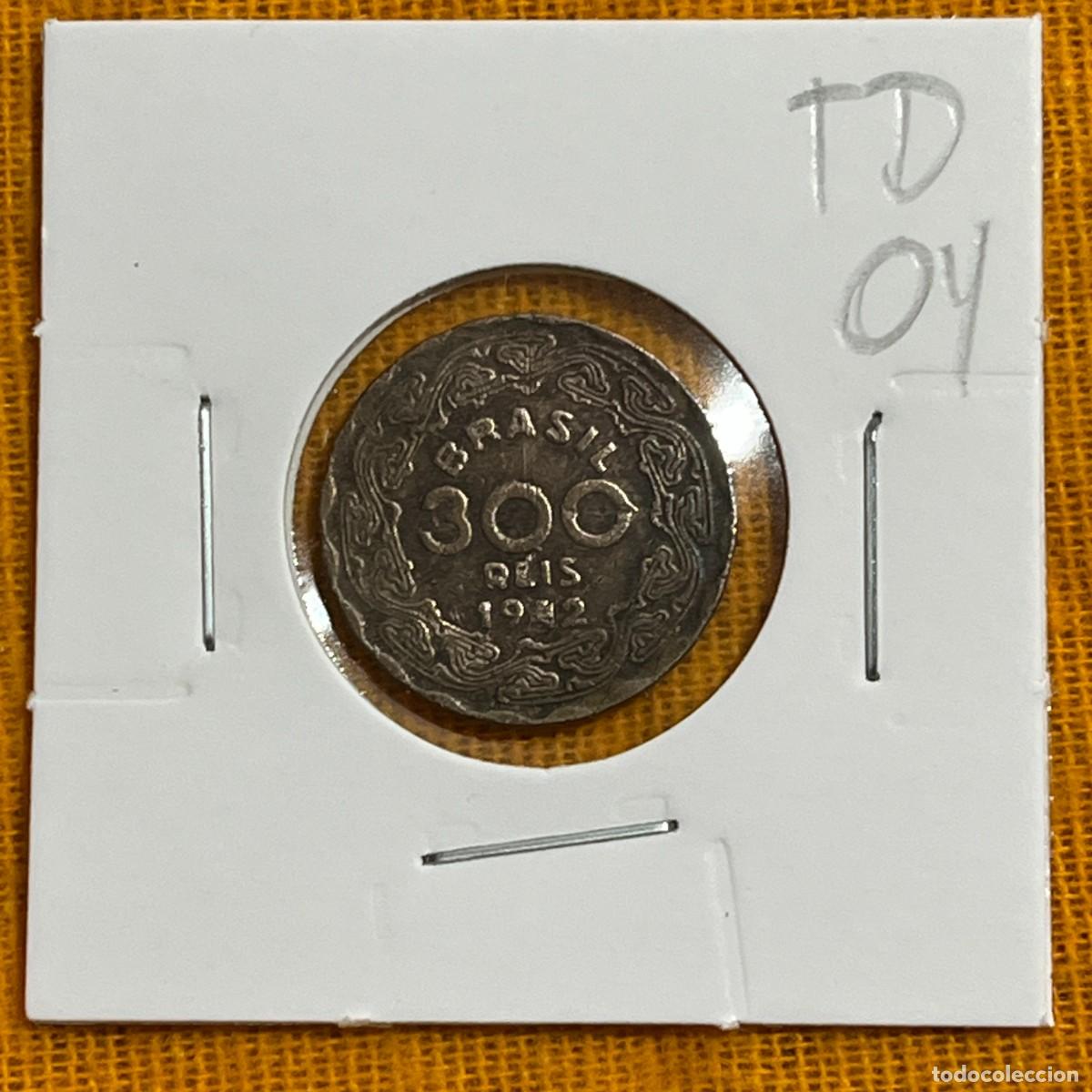 Monnaies anciennes d'Am&eacute;rique: Brasil Coin 300 R&eacute;is 1942 - Get&uacute;lio Dornelles Vargas - Brasil - TD04