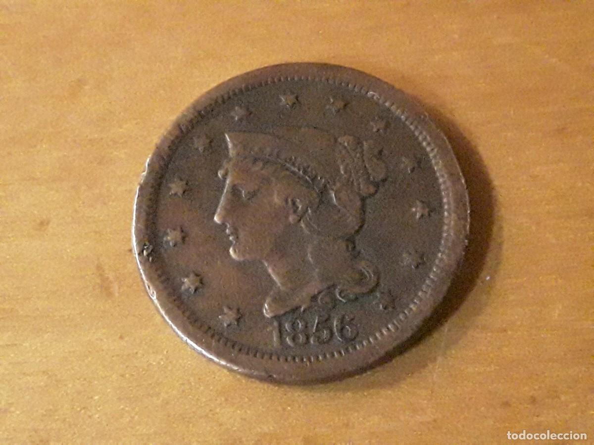 Alte M&uuml;nzen aus Amerika: ESTADOS UNIDOS - RARO 1 CENT A&Ntilde;O 1856.