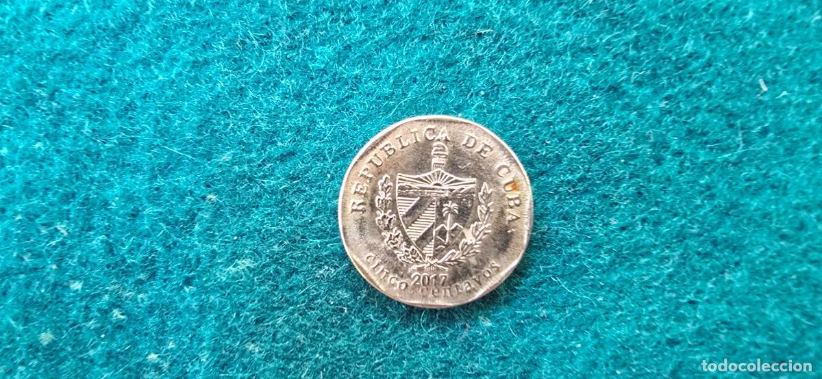 Monedas antiguas de Am&eacute;rica: MONEDA 5 CENTAVOS (2017) CUBA - Foto 1