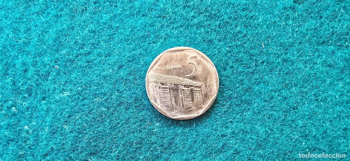 Monedas antiguas de Am&eacute;rica: MONEDA 5 CENTAVOS (2017) CUBA - Foto 2