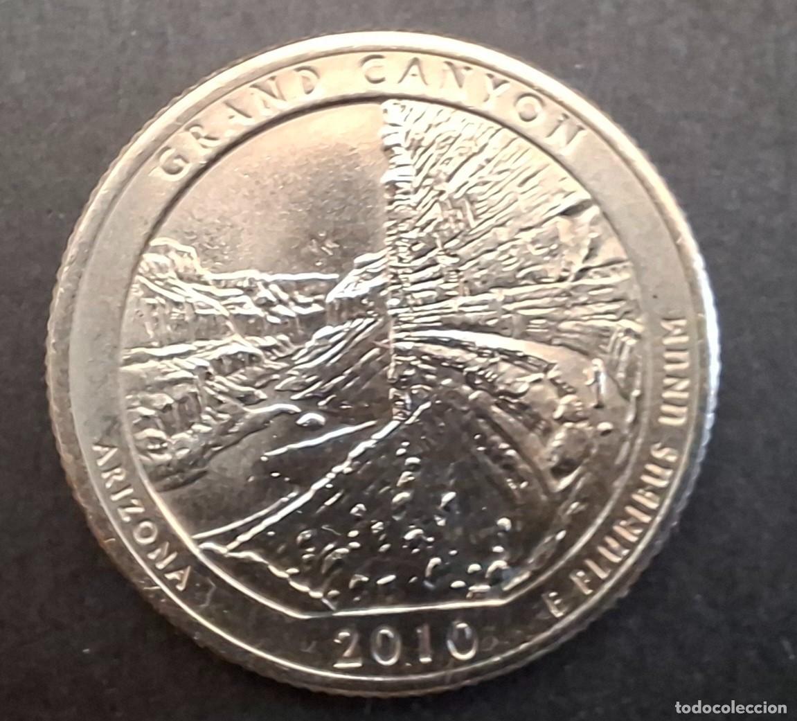 Alte M&uuml;nzen aus Amerika: USA 25 Cents / Quarter (Grand Canyon - Arizona) 2010 D KM 472 SC