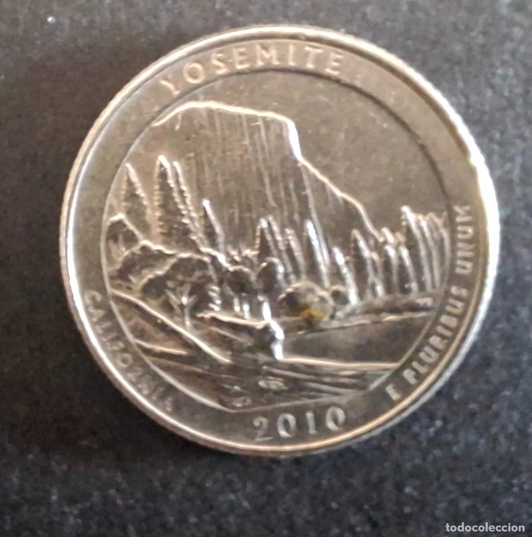 Old Coins of America: USA 25 Cents / Quarter (Yosemite, California) 2010 D KM 471 MBC