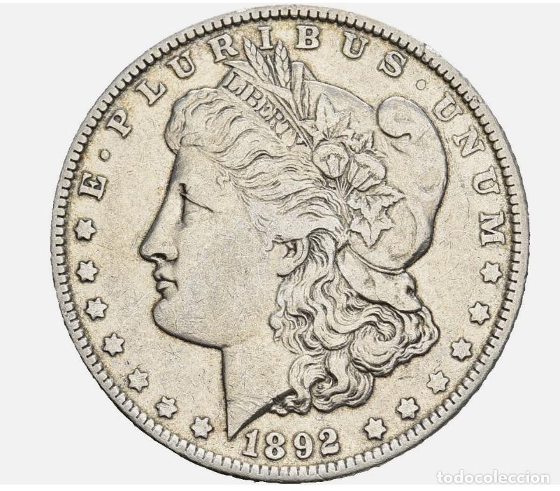 Monedas antiguas de Am&eacute;rica: ESTADOS UNIDOS 1 DOLAR 1892 O