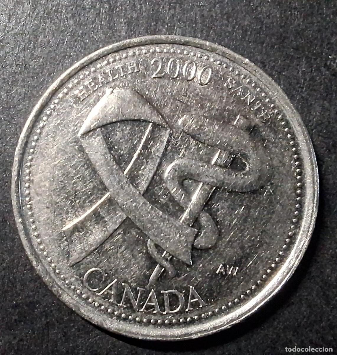 Monedas antiguas de Am&eacute;rica: CANAD&Aacute; 25 Cent 2000 KM 3732