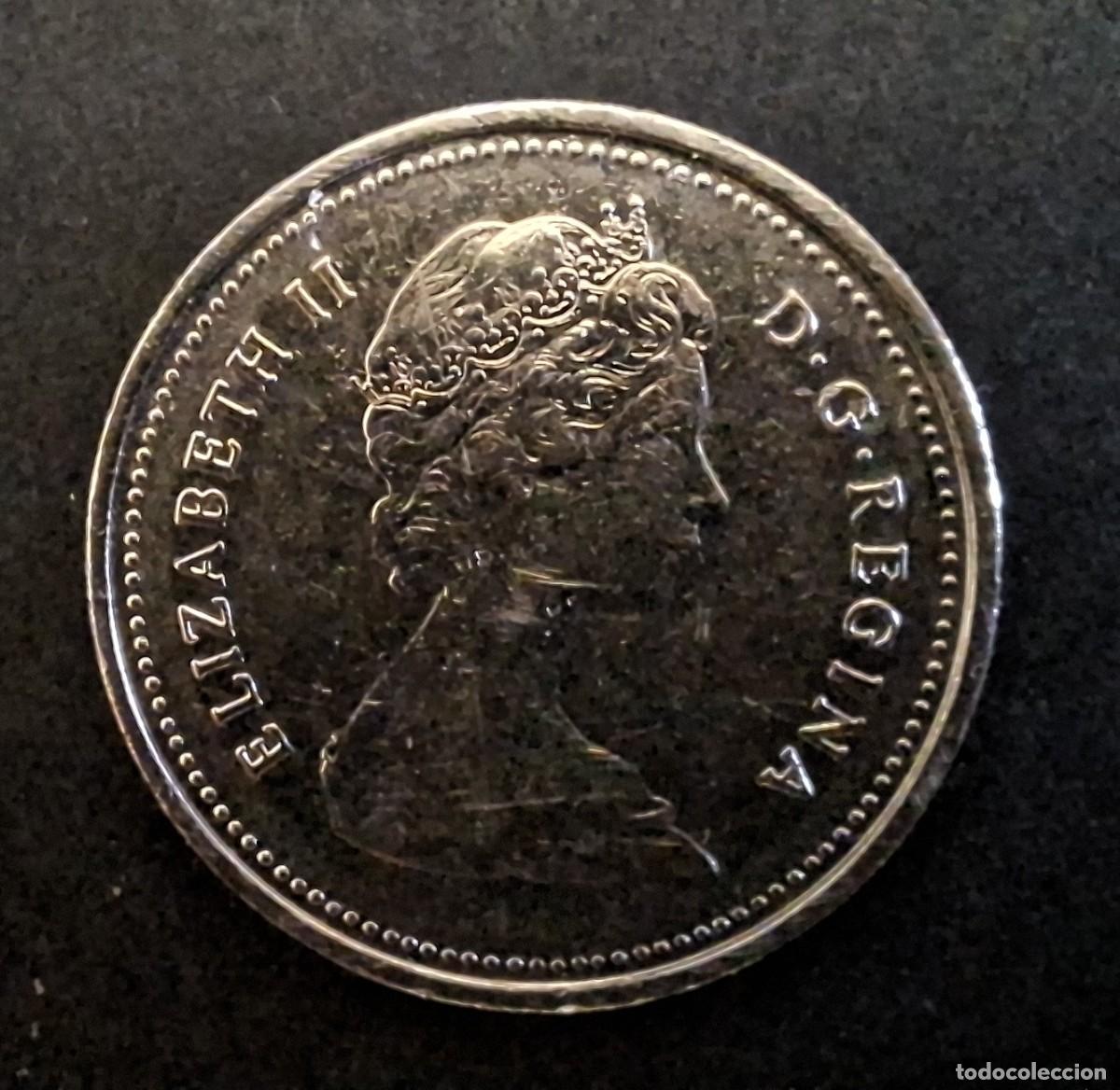 Monedas antiguas de Am&eacute;rica: CANAD&Aacute; 25 Cent 1981 KM 74 - Foto 2