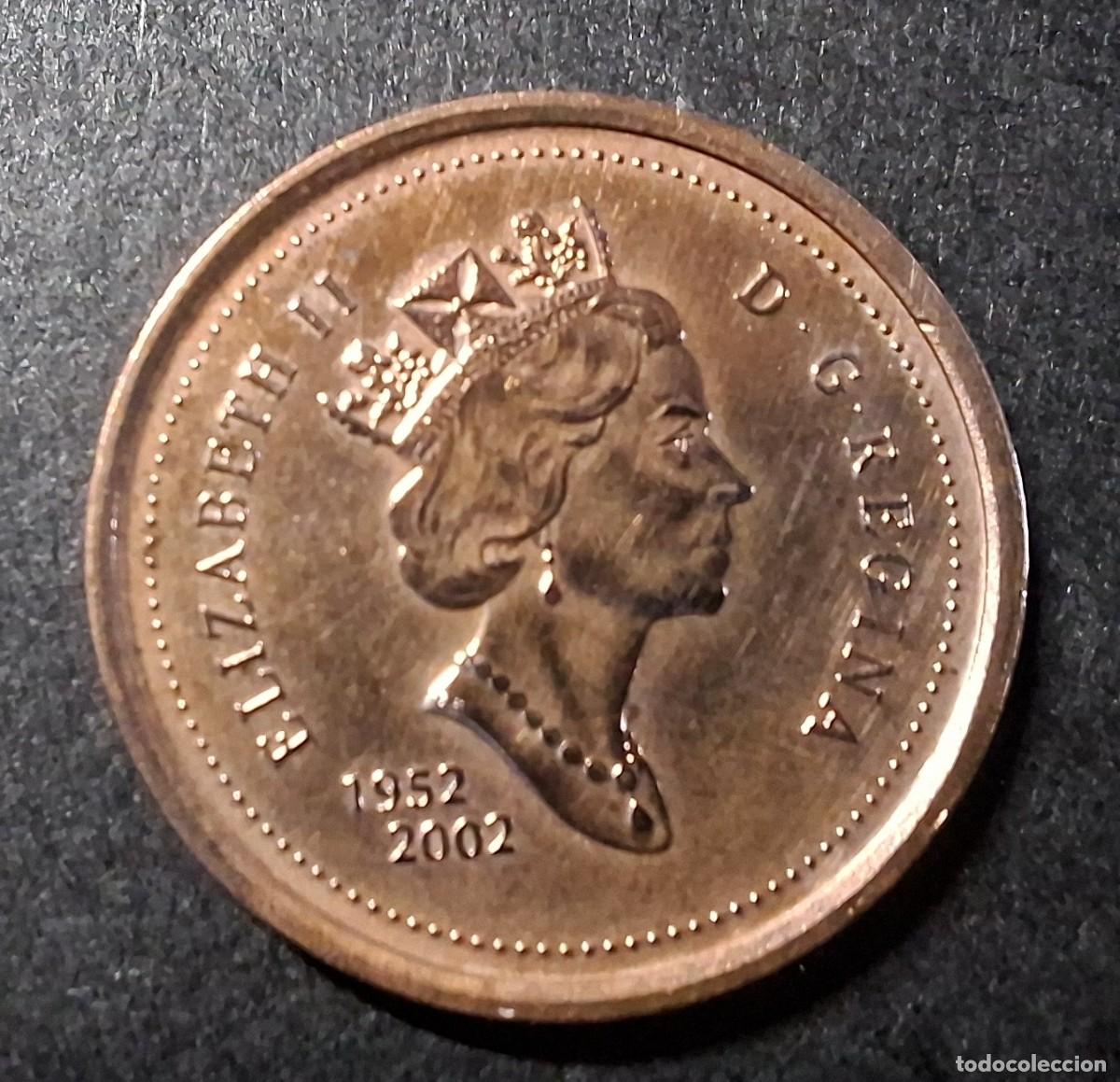 Monedas antiguas de Am&eacute;rica: CANAD&Aacute; 1 Cent 2002 KM 445