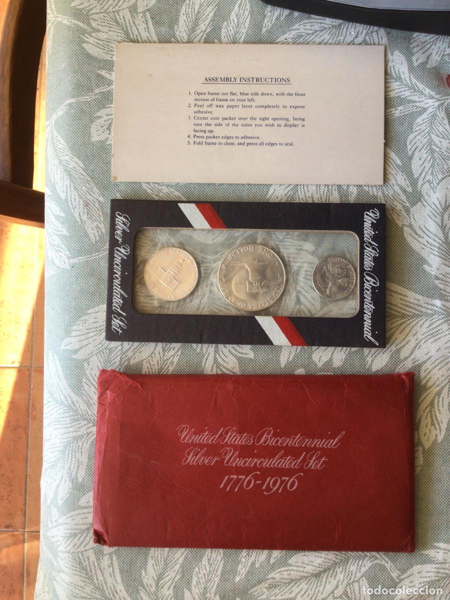 Alte M&uuml;nzen aus Amerika: Lote monedas bicentenario Estados Unidos