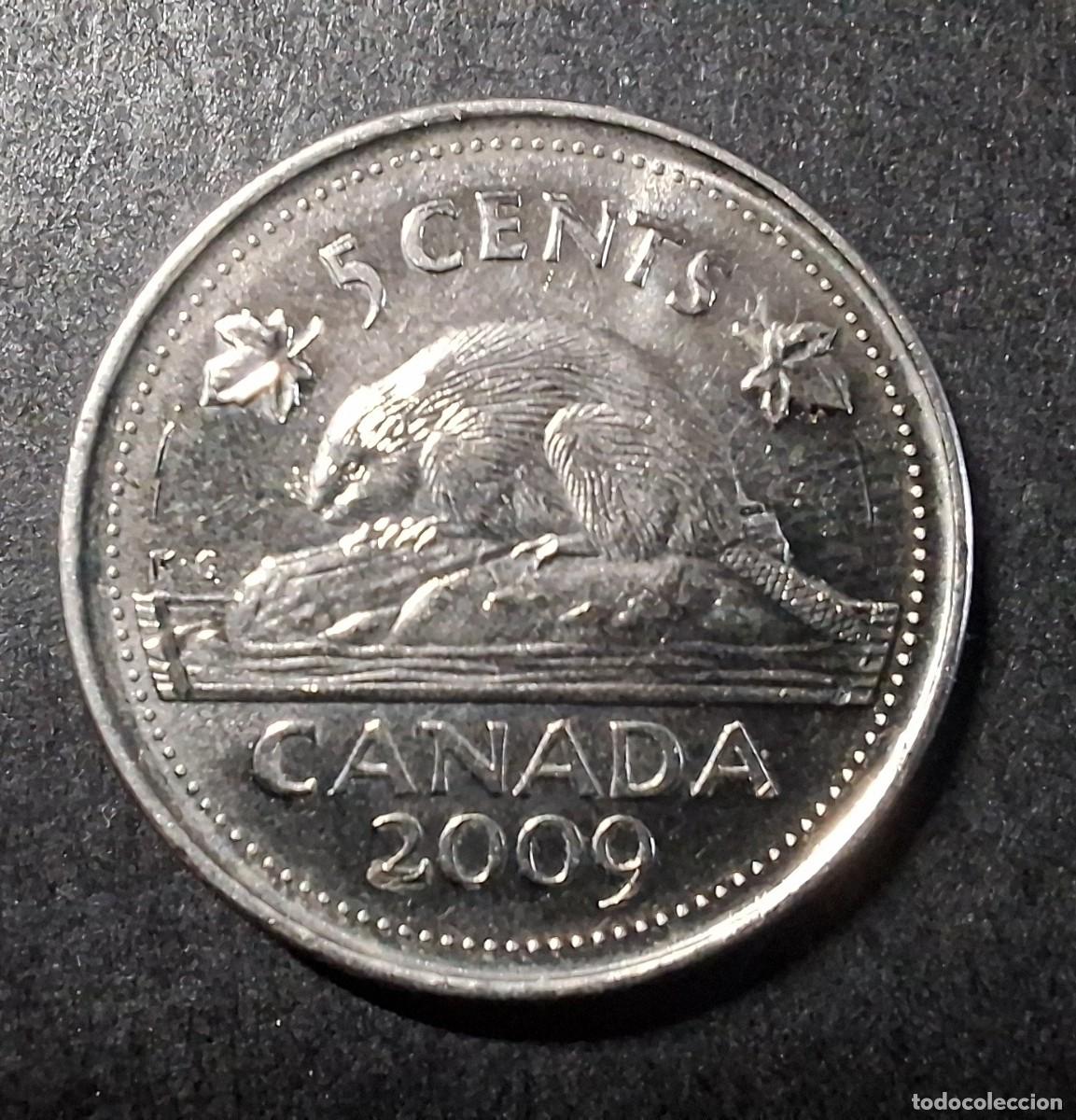 Monedas antiguas de Am&eacute;rica: CANAD&Aacute; 5 Cent 2009 KM 491