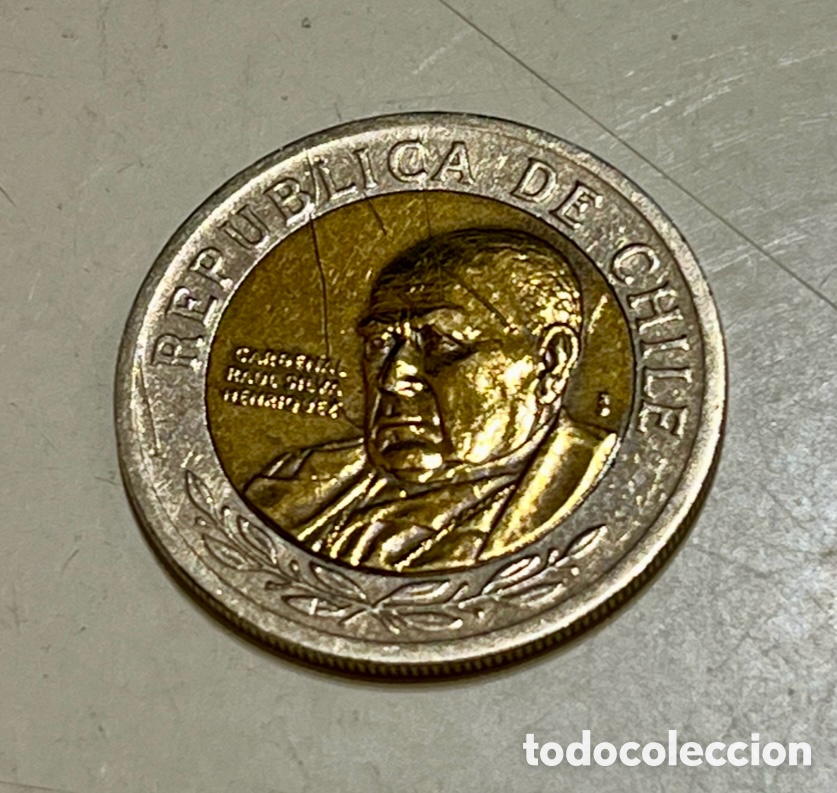 Monedas antiguas de Am&eacute;rica: Moneda. Rep&uacute;blica de Chile. 500 Pesos. 2000.