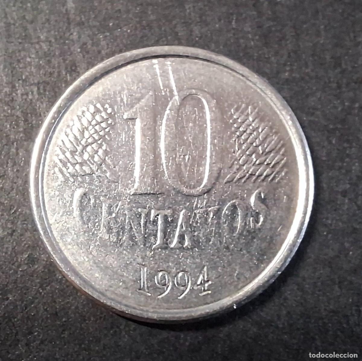 Monedas antiguas de Am&eacute;rica: BRASIL 10 Cent 1994 KM 633
