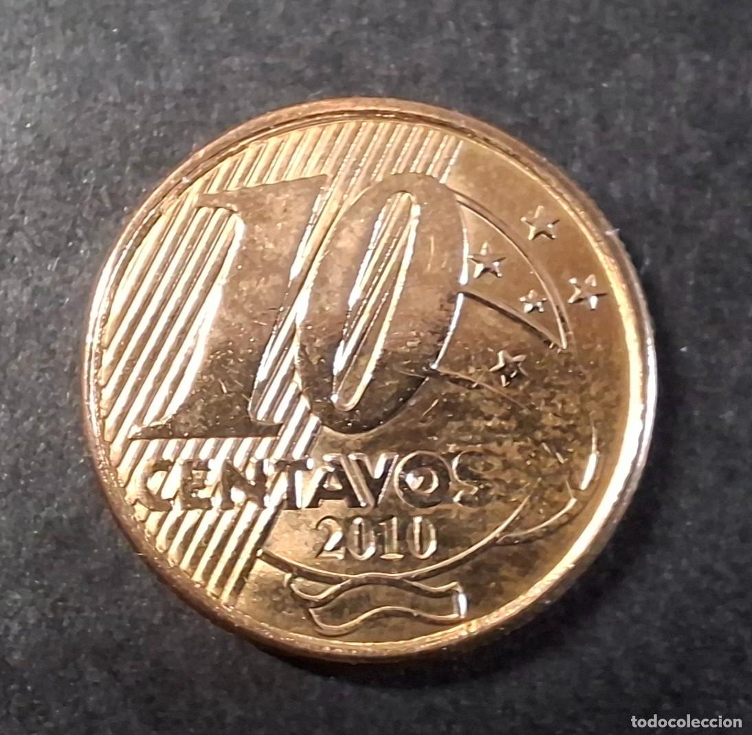 Monedas antiguas de Am&eacute;rica: BRASIL 10 Cent 2010 KM 649.3