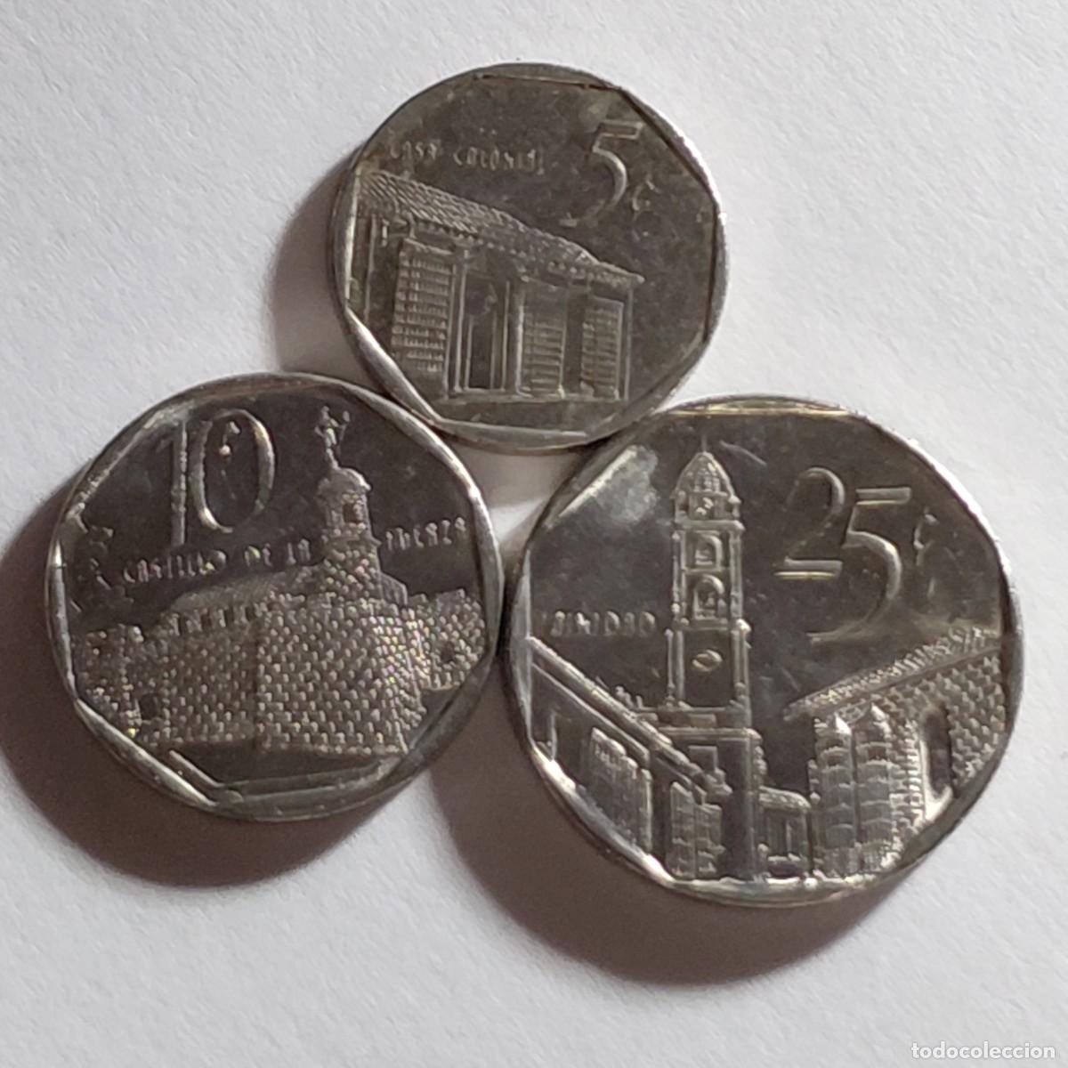 Old Coins of America: CUBA - lote 3 monedas
