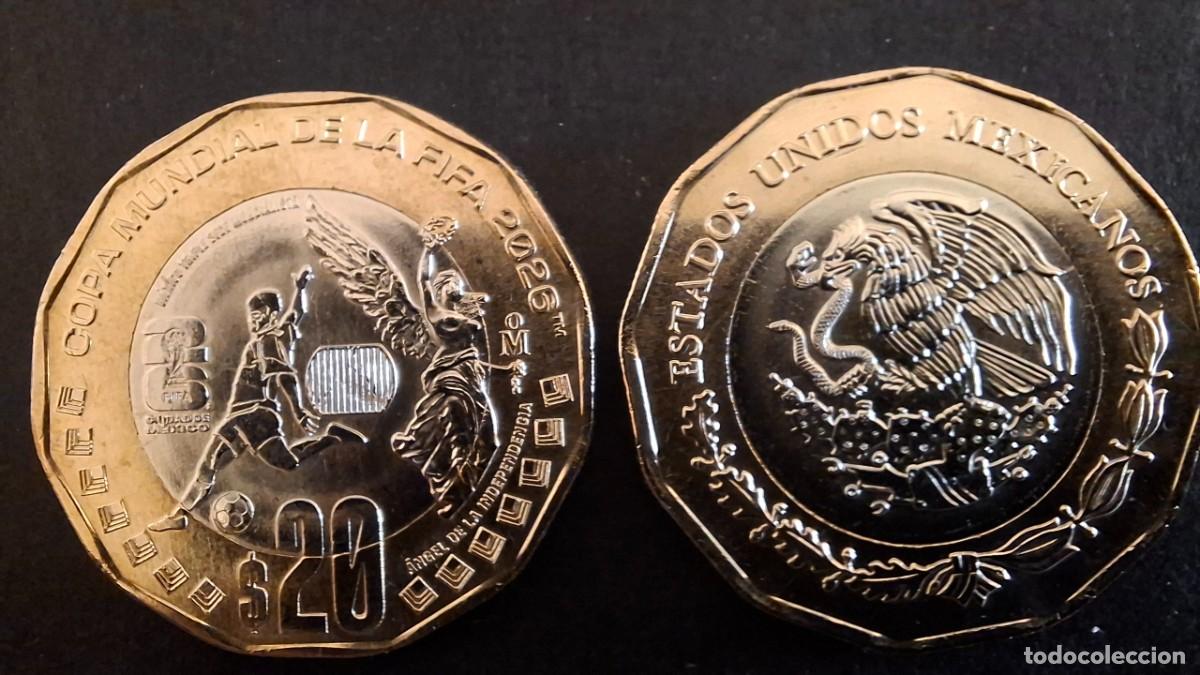 Monete antiche di America: M&Eacute;XICO 20 Pesos (Fifa World Cup 2026 - M&eacute;xico City)