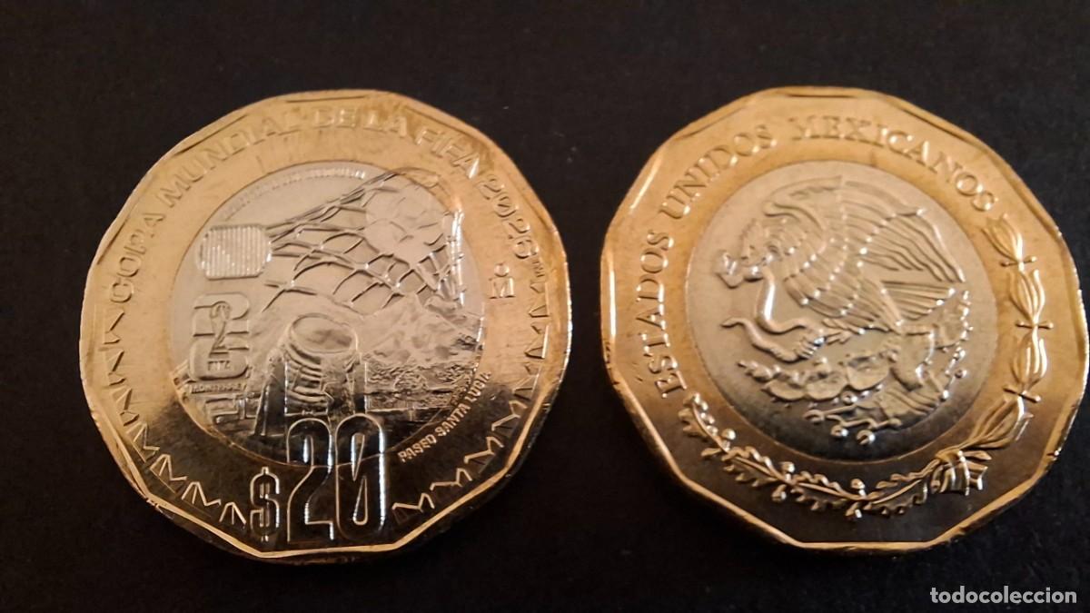 Monete antiche di America: M&Eacute;XICO 20 Pesos (Fifa World Cup 2026 - Monterrey)
