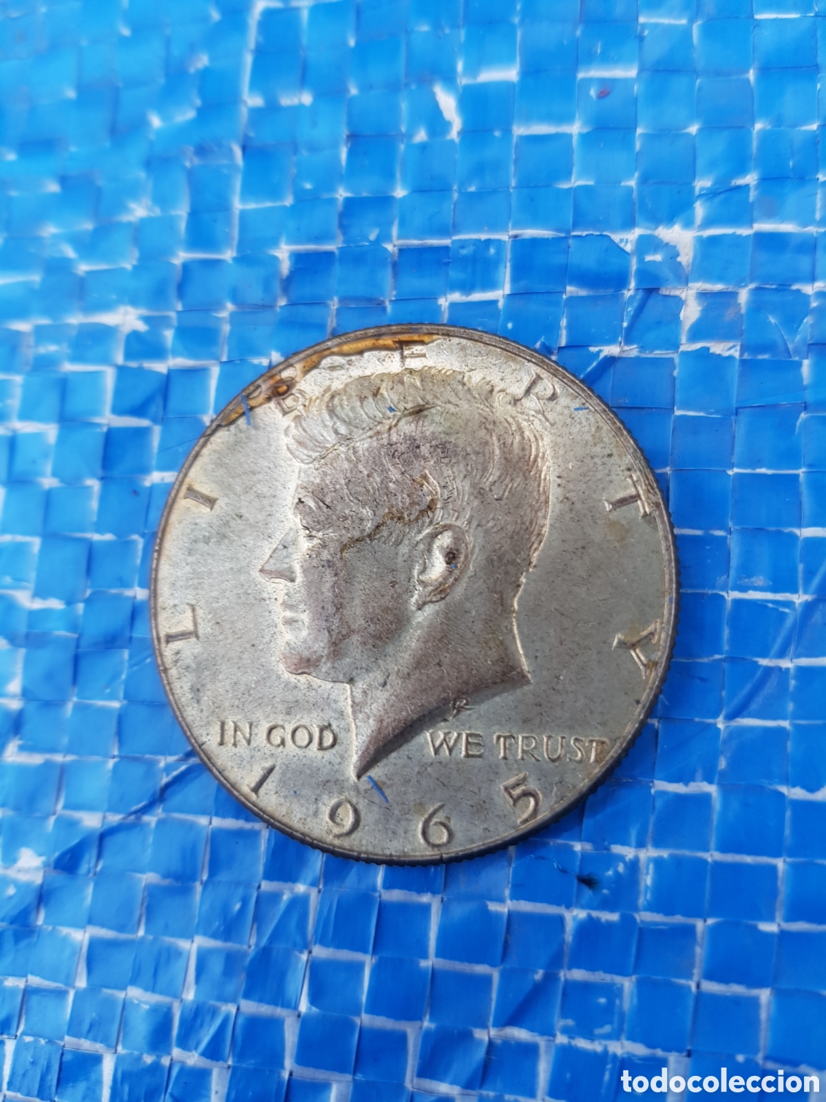 Alte M&uuml;nzen aus Amerika: MONEDA DE 1 DOLAR 1965