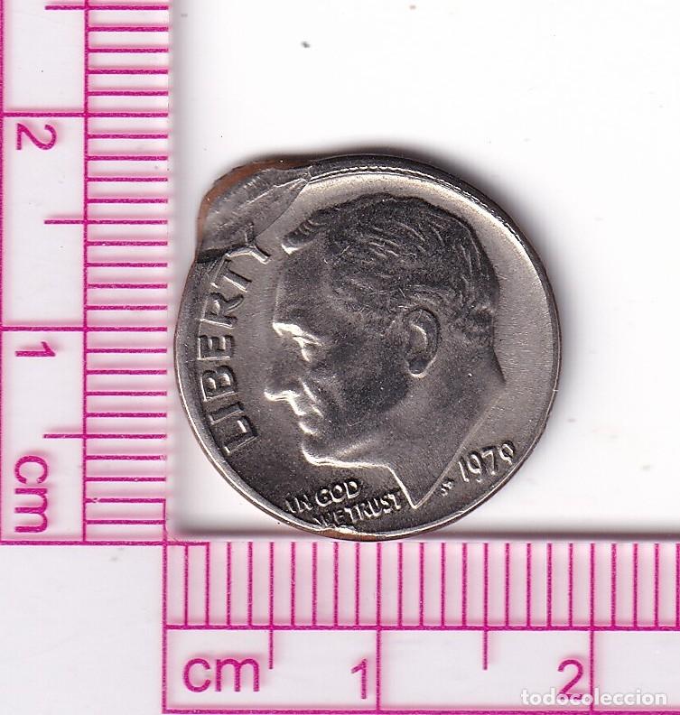 Monete antiche di America: CR5092 MONEDA EEUU DIME 1979 DOBLE ACU&Ntilde;ACION