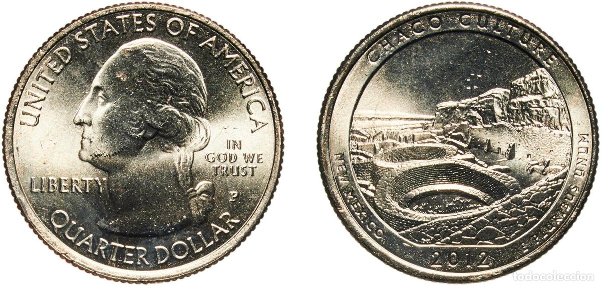 Old Coins of America: United States Federal republic 2012 P &frac14; Dollar &rdquo;Washington Quarter&rdquo; (Chaco Culture National Histori